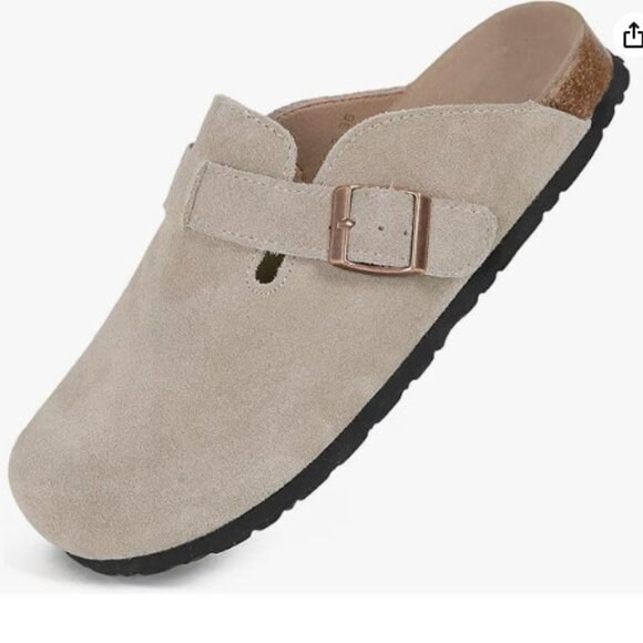 NEW! Evellyhootd Dumalum Clogs for Women Men Suede Clogs - Size 7 US / 37 EU - Picture 1 of 4